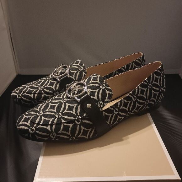 💯🔥MICHAEL KORS Women's Rory Loafer MK Foulard, SIZE 8.0M🔥🔥NEW IN THE ORIGI - Picture 7 of 11